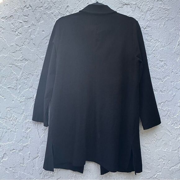 EILEEN FISHER Suit Women Size Large/XL 2 Piece Set Black Viscose Stretch - Picture 3 of 8